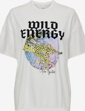 Tricou Only, alb