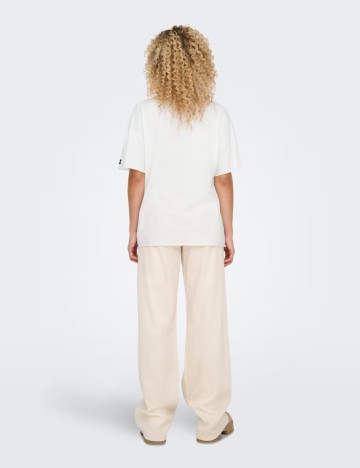 Tricou Only, alb