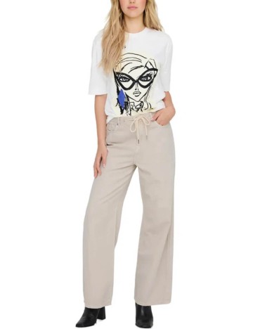 Tricou Only, alb
