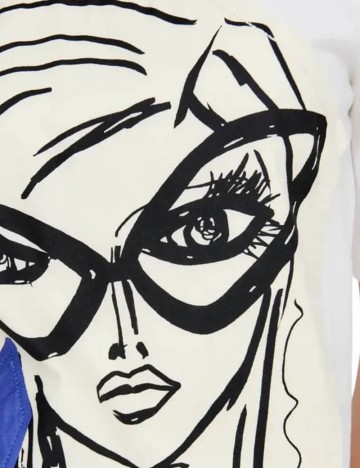 Tricou Only, alb