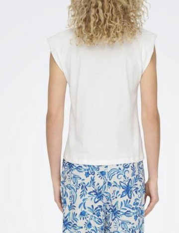 Tricou Only, alb