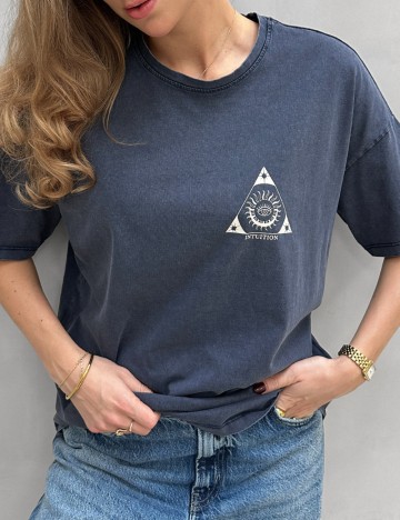 Tricou Only, bleumarin