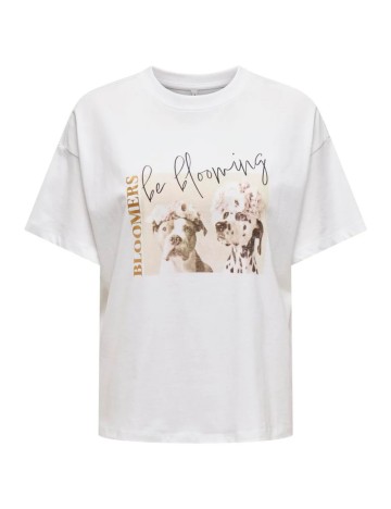 Tricou Only, alb