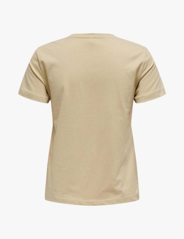 Tricou Only, bej