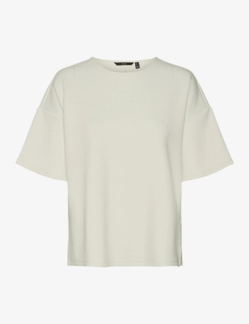 Tricou Vero Moda, crem