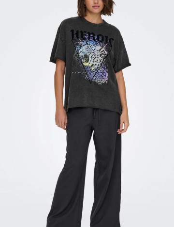 Tricou Only, gri