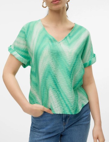 Cămașă cu mânecă scurtă Vero Moda, mix culori