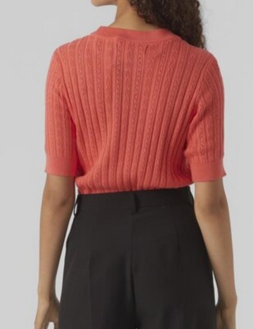 Tricou Vero Moda, roz corai