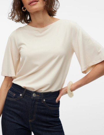 Tricou Vero Moda, bej