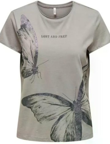 Tricou Only, gri
