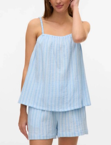 Top Vero Moda, albastru