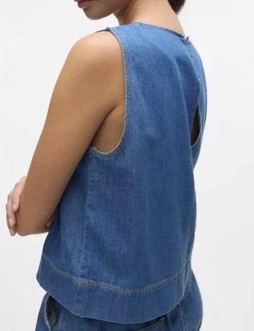 Top Vero Moda, albastru