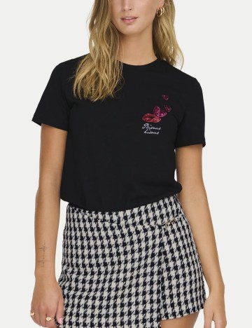 Tricou Only, negru