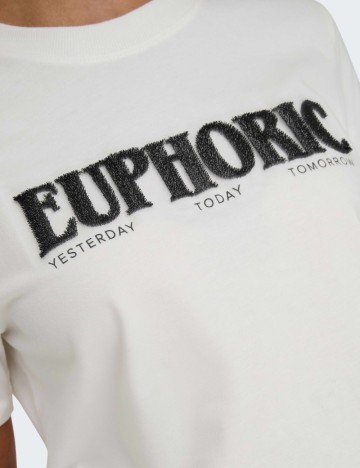 Tricou Only, alb