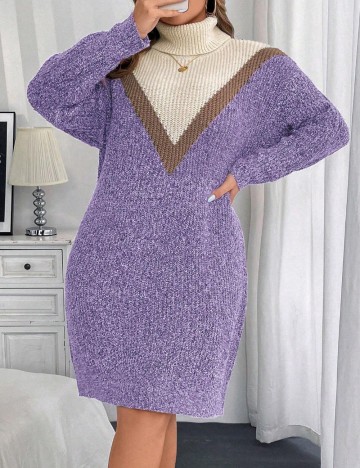 Rochie mini Shein Curve+, mix culori