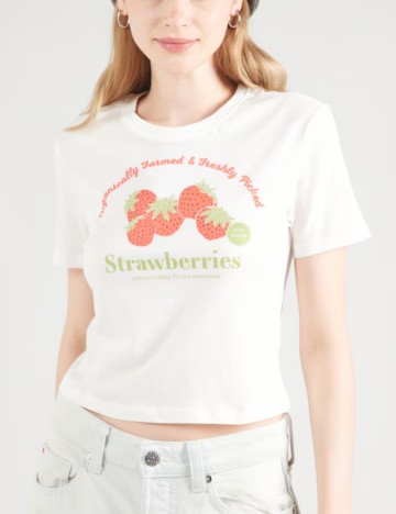 Tricou Only, alb