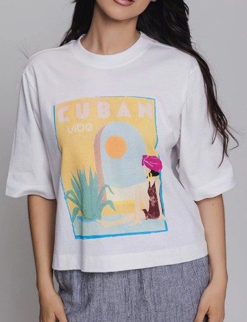 Tricou Only, alb