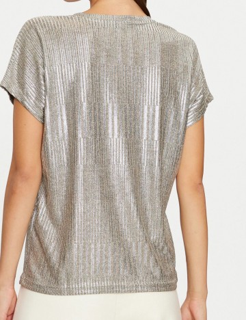 Tricou Only, argintiu