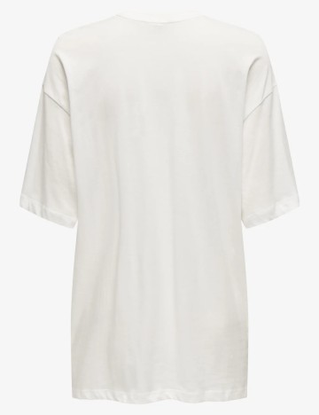 Tricou Only, alb