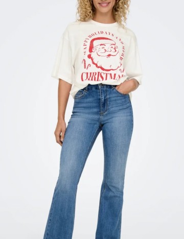 Tricou Only, alb