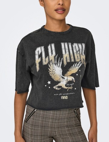 Tricou Only, gri