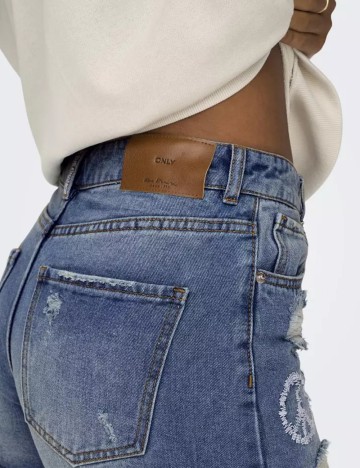 Pantaloni scurți de blugi Only, albastru