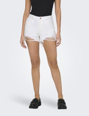 Pantaloni scurți Only, alb