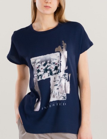 Tricou Only, albastru