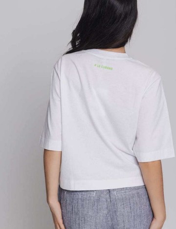 Tricou Only, alb
