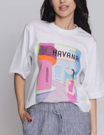 Tricou Only, alb
