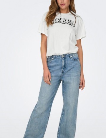 Tricou Only, alb