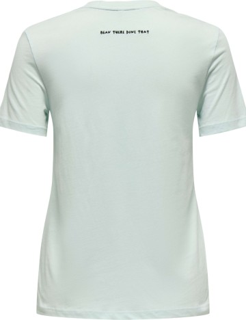 Tricou Only, turcoaz