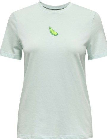 Tricou Only, turcoaz