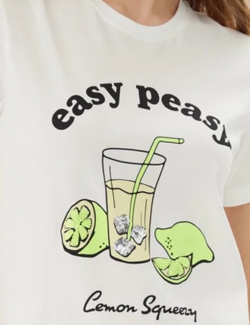 Tricou Only, alb