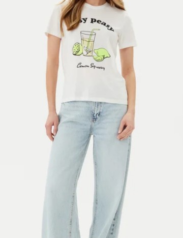 Tricou Only, alb