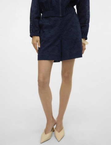 Pantaloni scurți Vero Moda, bleumarin