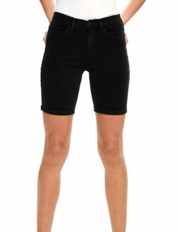 Pantaloni scurți de blugi Only, negru