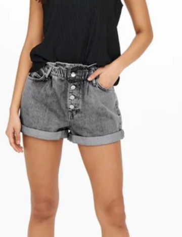 Pantaloni scurți de blugi Only, gri