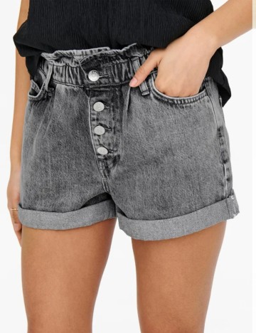 Pantaloni scurți de blugi Only, gri