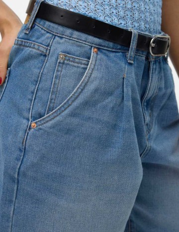 Pantaloni scurți de blugi Vero Moda, albastru