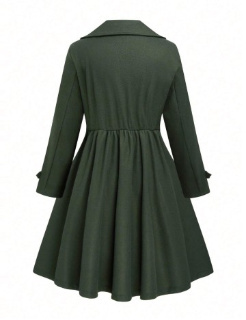 Palton Shein Curve+, verde