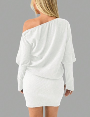Rochie mini Shein, alb
