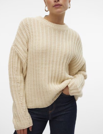Pulover Vero Moda, crem