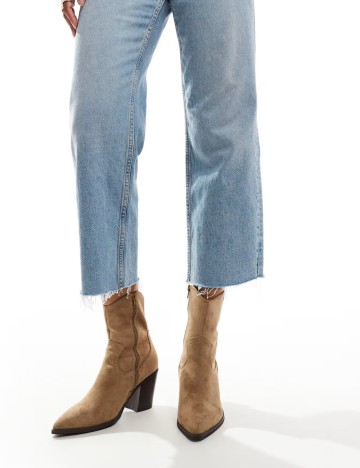 Botine ASOS, maro