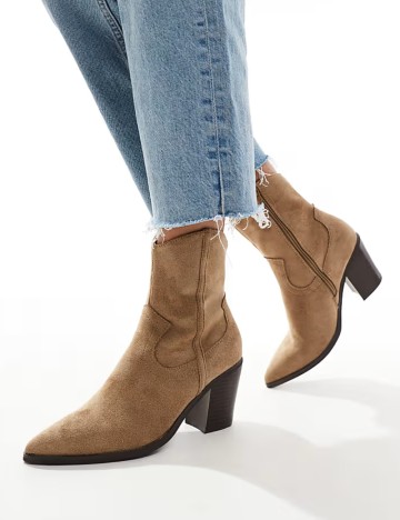 Botine ASOS, maro