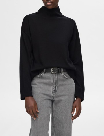 Pulover Selected, negru