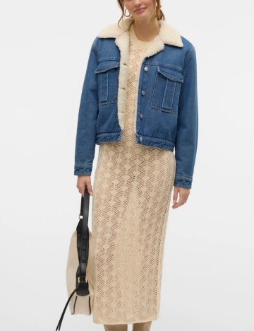 Jachetă De Blugi Vero Moda, albastru