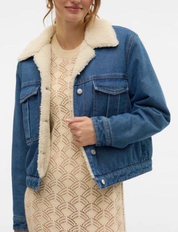 Jachetă De Blugi Vero Moda, albastru
