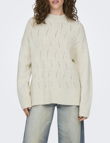 Pulover Only, crem