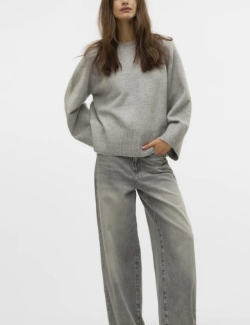 Pulover AWARE by VERO MODA, gri